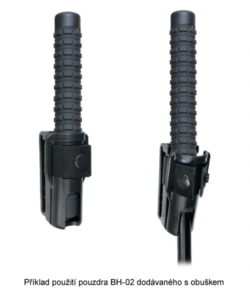 ESP Teleskopický obušok nekalený čierny 21",s púzdrom BH-02